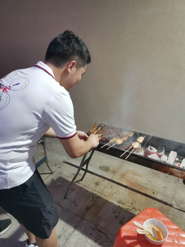 HAKRC team outdoor barbecue